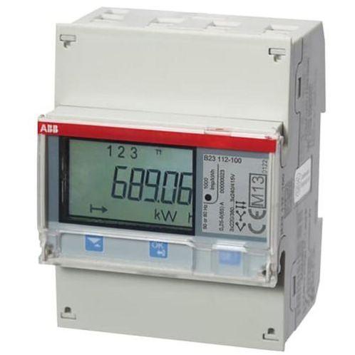 ABB KWH meter 3-fase B23 112–10P DIN-rail, Doe-het-zelf en Verbouw, Elektra en Kabels, Nieuw, Ophalen of Verzenden
