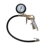 Silverline Bandenpomp met manometer - 40 cm slang - Max...., Ophalen of Verzenden, Nieuw