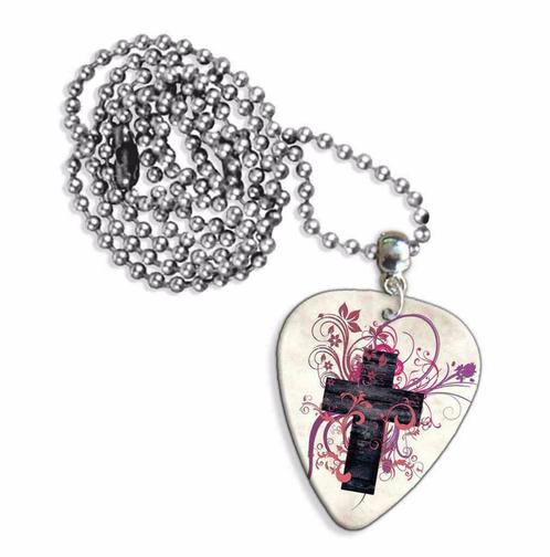 Plectrum ketting of sleutelhanger van een kruis cross, Verzamelen, Overige Verzamelen, Nieuw, Ophalen of Verzenden