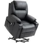 Fauteuil - Comfortabel Zitten - Sta-op Hulpmiddel - Bruin, Huis en Inrichting, Stoelen, Zwart, Nieuw, Ophalen of Verzenden, Modern