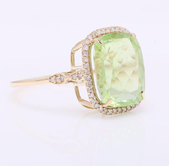 Zonder Minimumprijs - Ring - 14 karaat Geel goud - 6.58ct., Sieraden, Tassen en Uiterlijk, Ringen