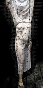 Georges Dumas - The Shield - Original on canvas (47x23cm /
