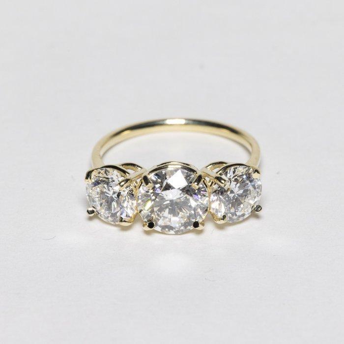 Zonder minimumprijs - Statement ring - 14 karaat Geel goud -, Sieraden, Tassen en Uiterlijk, Antieke sieraden