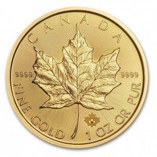 Canada. 1 oz $50 CAD Canadian Gold Maple Leaf Coin, Postzegels en Munten, Edelmetalen en Baren