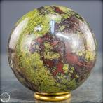 Exclusieve Drachenblut-Jaspis-Kugel Symbool van oude energie