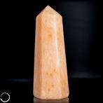 Zeldzame eerste kwaliteit gouden honing calciet Obelisk-