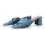 Manfield Muiltjes in maat 41 Blauw | 10% korting, Kleding | Dames, Schoenen, Overige typen, Manfield, Gedragen, Verzenden