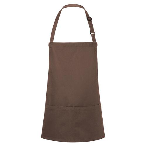 GGM Gastro | (6 stuks) KARLOWSKY | Slabbenschort Kort Basic, Huis en Inrichting, Keuken | Textiel, Bruin, Nieuw, Schort, Verzenden
