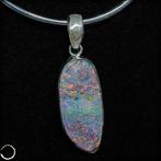 Natuurlijke Boulder-Opal hanger uit Australië 925 zilver