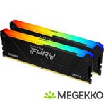 Kingston DDR4 FURY Beast RGB 2x16GB 3200, Computers en Software, RAM geheugen, Verzenden, Nieuw