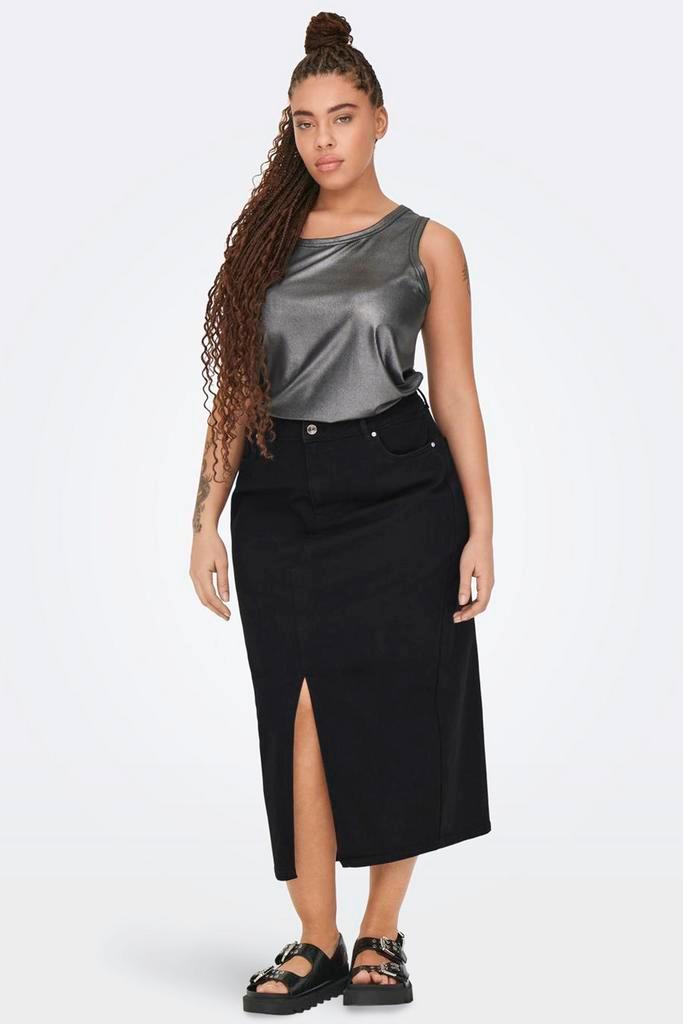 ONLY rok CARSIRI denim lang Maat:, Kleding | Dames, Rokken, Overige kleuren, Nieuw, Verzenden