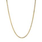 Gouden gourmet collier 60 cm 14 krt, Verzenden, Zo goed als nieuw, Goud, Goud