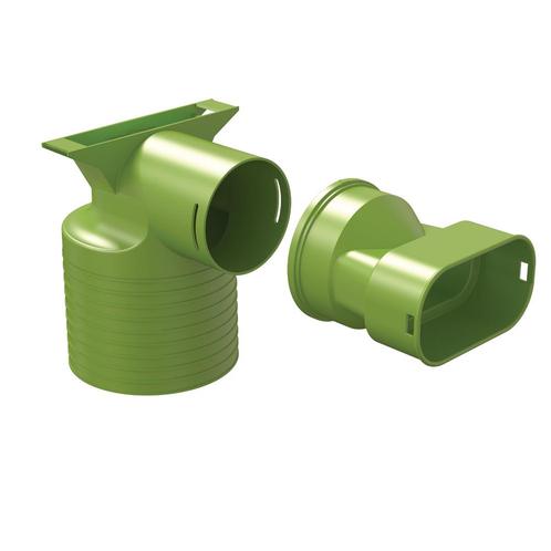 Air Excellent 1x AE35sc Ventieladapter 90° 125, Doe-het-zelf en Verbouw, Overige Doe-het-zelf en Verbouw, Ophalen of Verzenden