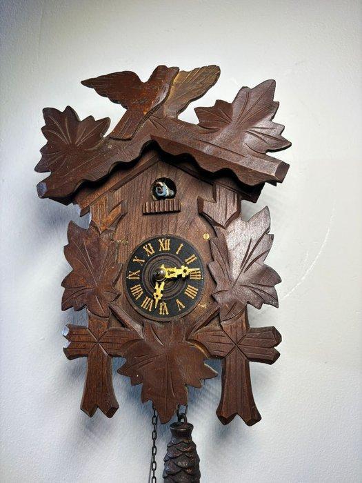 Koekoeksklok - Hout, Messing - 1930-1940, Antiek en Kunst, Antiek | Klokken