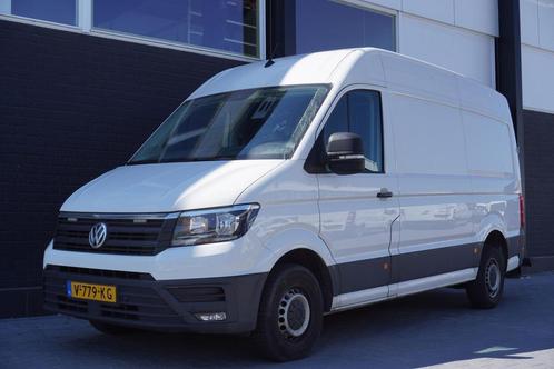 Volkswagen Crafter 2.0 TDI L3H3 EURO 6, Auto's, Bestelauto's, Onderhoudsboekje, Lease, Zwart, Handgeschakeld, Wit, Financial lease