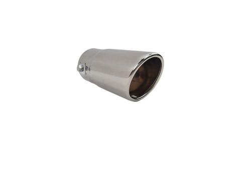 Universeel Sport Look Uitlaat sierstuk 63mm Chroom rond schu, Auto diversen, Tuning en Styling, Ophalen of Verzenden