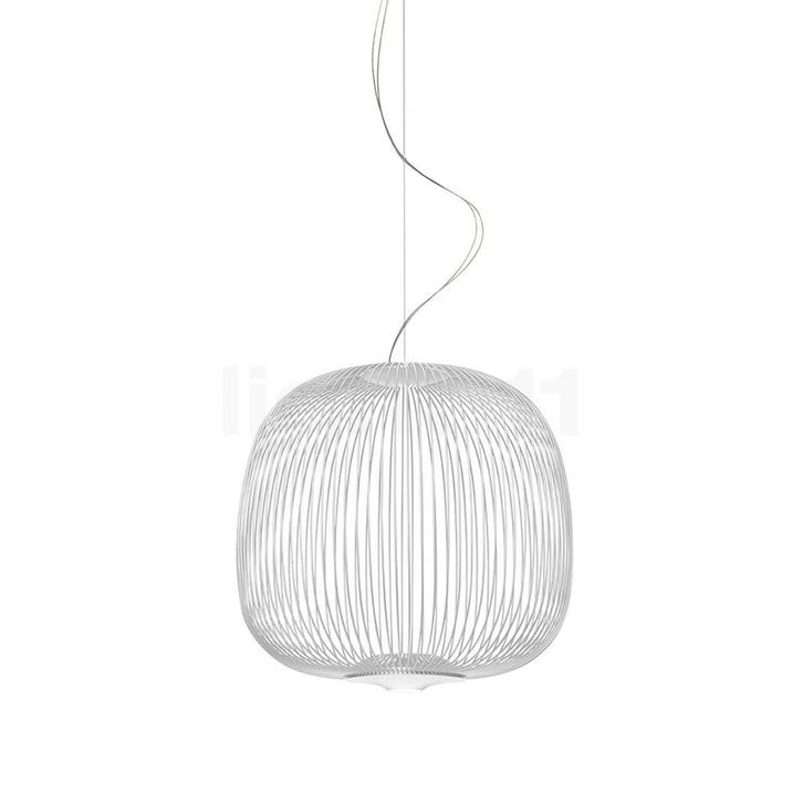 Foscarini Spokes 2 Sospensione LED, wit - piccola - dimbaar, Huis en Inrichting, Lampen | Hanglampen, Nieuw, Verzenden