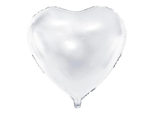Helium Ballon Hart Wit Leeg 61cm, Hobby en Vrije tijd, Feestartikelen, Nieuw, Verzenden