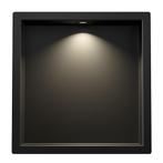 Inbouwnis Wiesbaden Demis 30x30x7cm Met Led Mat Zwart, Ophalen of Verzenden, Nieuw, Bad
