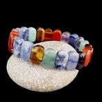 Elegante armband met 7 chakras, veelkleurig. Onbehandelde