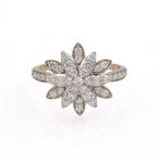 Ring - 14 karaat Geel goud - 0.74ct. tw. Diamant, Nieuw