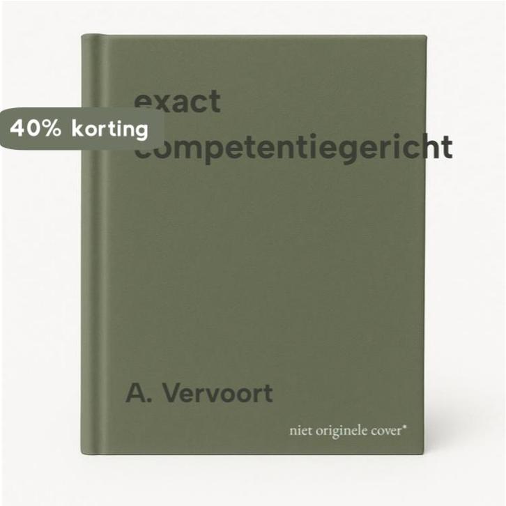 exact competentiegericht 9789079798018 A. Vervoort, Boeken, Schoolboeken, Gelezen, Verzenden