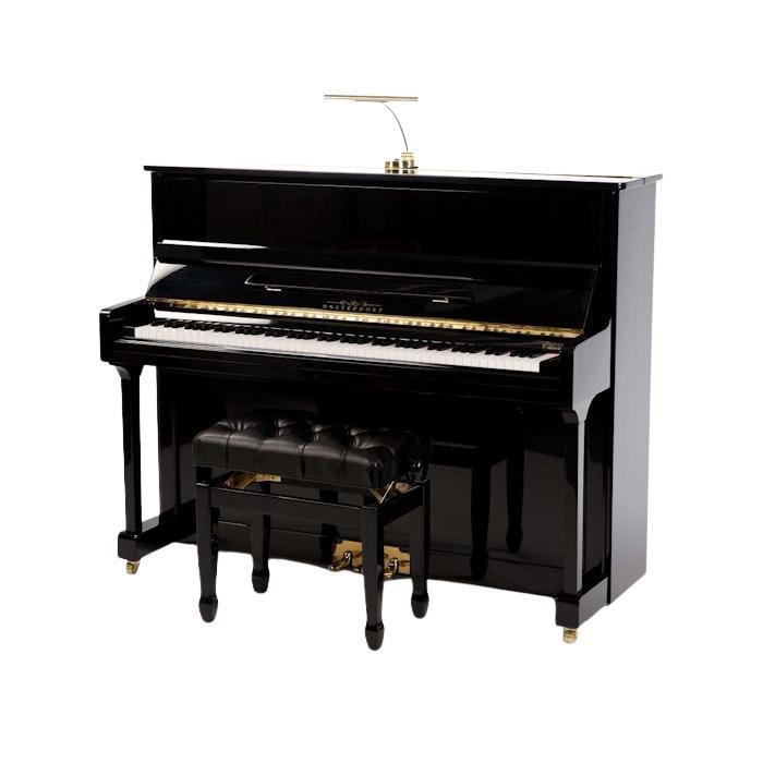 Oostendorp Digital Classic Basic II XT PE messing, Muziek en Instrumenten, Piano's, Piano, Zwart