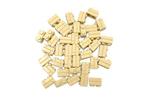 Lego Stenen - Lego 1x2 masonry tan 1000 stuks, Nieuw