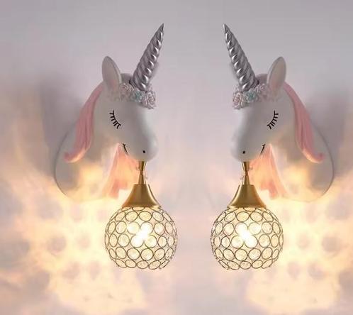 Eenhoorn Wandlamp – Magische Verlichting voor Kinderkamer, Huis en Inrichting, Lampen | Wandlampen, Nieuw, Verzenden