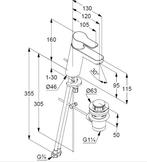 Kludi wastafelkraan Pure  Easy EHM 100, Doe-het-zelf en Verbouw, Sanitair, Ophalen of Verzenden, Nieuw