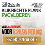 Gelasta Klik PVC rechte plankvloer, voor maar €26,95 per m²!, Ophalen of Verzenden, Nieuw, Kunststof, Vloerdelen of -planken