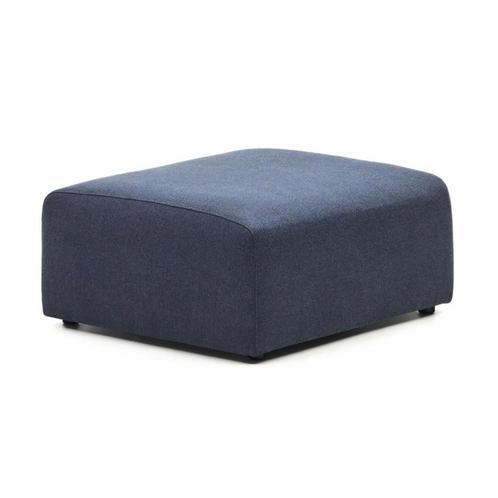 *WOONWINKEL* Kave Home Neom Hocker Blauw, Huis en Inrichting, Banken | Voetenbanken en Poefen, Nieuw, Verzenden
