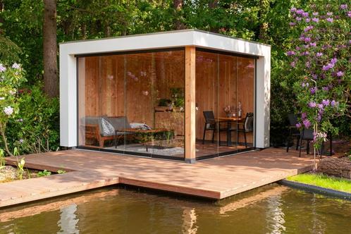 Uitgelicht: Trendhout buitenverblijf Verona - rechts, Tuin en Terras, Tuinhuizen, 200 tot 400 cm, 250 tot 500 cm, Nieuw, Hout