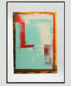 Ronald Hunter - Amiga Turquoise, Antiek en Kunst, Kunst | Schilderijen | Modern