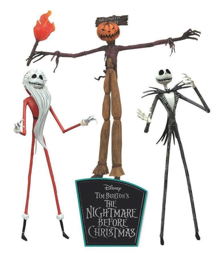 Nightmare before christmas 2024 action figures