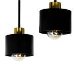 AANBIEDING Hanglamp 3-voudig Zwart/ Goud metaal 3x E27, Huis en Inrichting, Lampen | Hanglampen, Ophalen of Verzenden, Nieuw, Metaal