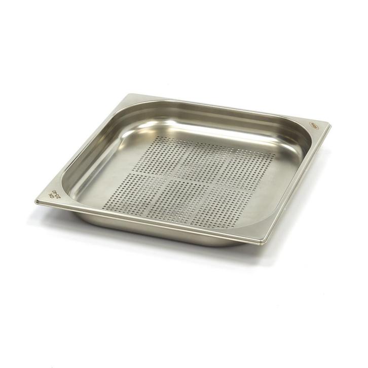 Gastronorm Bak - 2/3 GN - 4 cm Diep - RVS - Geperforeerd, Zakelijke goederen, Horeca | Keukenapparatuur, Nieuw in verpakking, Fornuis, Frituur en Grillen