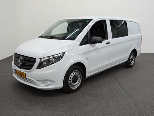 Zakelijke Lease |  Mercedes-Benz Vito 114 CDI Lang Dubbele C, Auto's, Bestelauto's, Lease, Zwart, Automaat, Wit, Financial lease