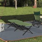 vidaXL Opvouwbaar Camping Bed Amy geel Oxford stof, Caravans en Kamperen, Verzenden, Nieuw