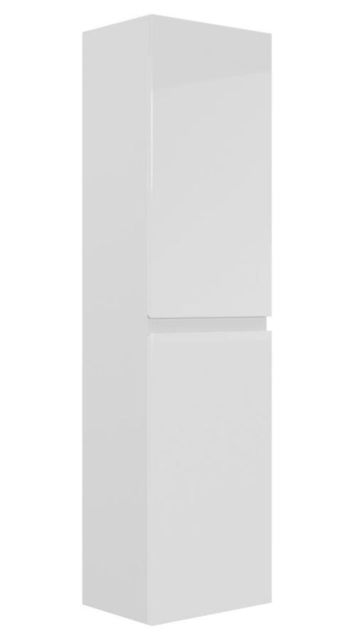Badkamerkast Angela 40 x 30 x 150 cm Wit Kolomkast, Huis en Inrichting, Badkamer | Badkamermeubels, Nieuw, (Half)hoge kast, Verzenden