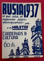 Molotov - Rusia 1937 - 1937, Antiek en Kunst, Antiek | Boeken en Bijbels