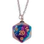 Kinderketting Zilverkleurig 45cm - Hanger DnD D20 dobbelstee, Ophalen of Verzenden, Nieuw