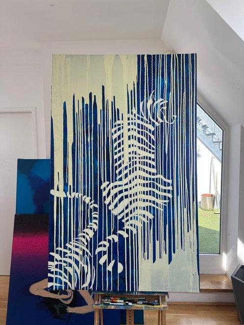 Veer Hooda - Silent Territory XXL, Antiek en Kunst, Kunst | Schilderijen | Modern