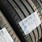 2 x Michelin Pilot Sport 4 225-55-19 Zomerbanden 5,5mm, 19 inch, Gebruikt, Ophalen of Verzenden, Band(en)