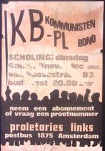 Communistische bijeenkomst in Amsterdam op poster (Posters), Verzenden, Nieuw, Overige onderwerpen, Met lijst