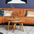 *WOONWINKEL* Starfurn Omaha Salontafel Set Van 2 Mangohout, Huis en Inrichting, Tafels | Salontafels, Verzenden, Nieuw