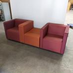 Ahrend Silverguard Loungebank loungestoel modules - rood/bor, Ophalen of Verzenden, Nieuw