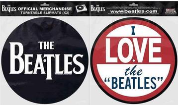 The Beatles - Drop T Logo & I Lover platenspeler Slipmat beschikbaar voor biedingen