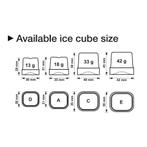 IJsblokjesmachine | Volle Blokjes (Div. Formaten) | 40kg/24h, Verzenden, Nieuw in verpakking