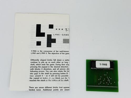 Atari Lynx - T-Tris - Homebrew - 1993, Spelcomputers en Games, Games | Atari, Gebruikt, Verzenden